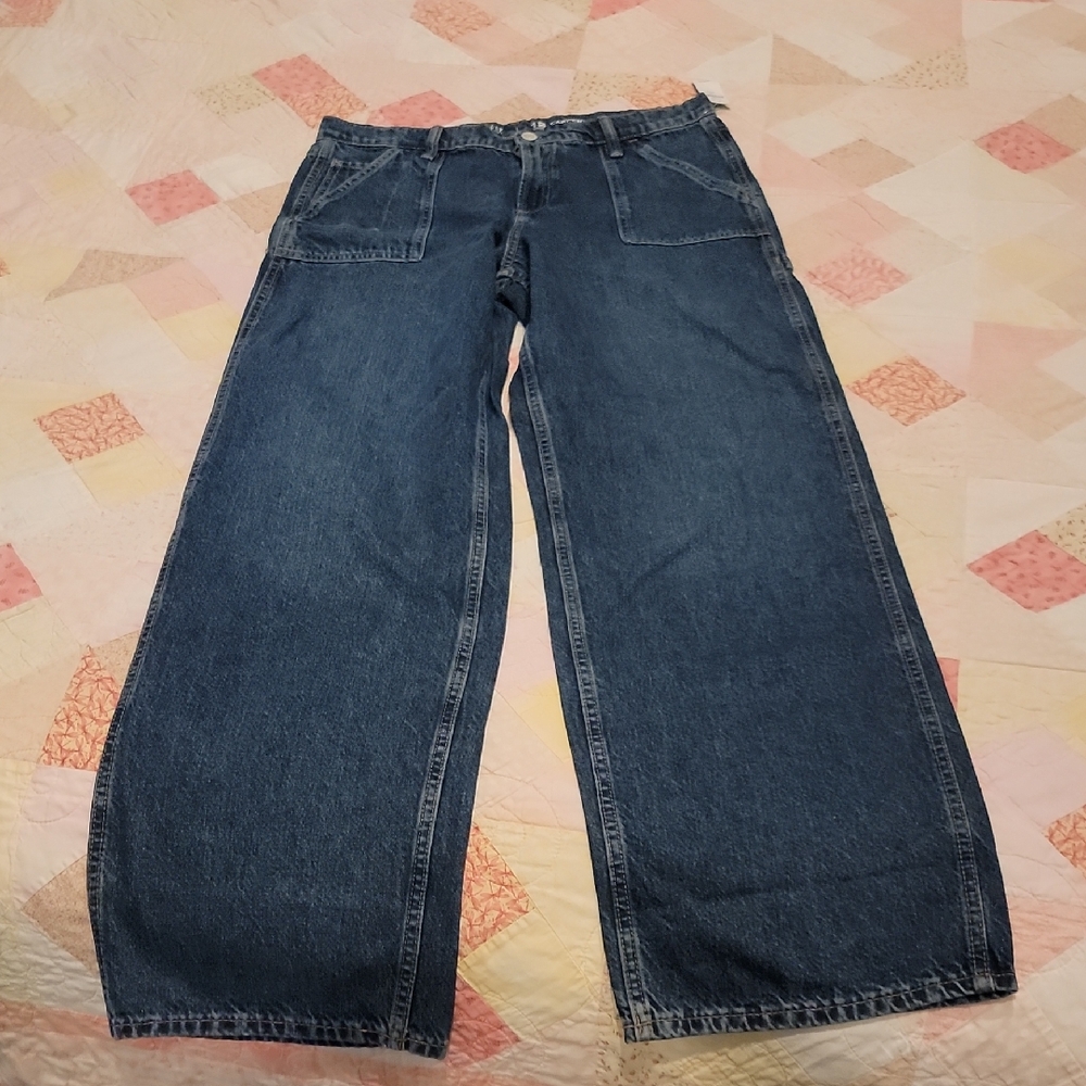GAP Kids Carpenter Jeans in Classic Blue